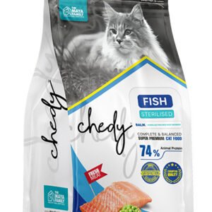 Maya Family Chedy 1.5kg ξηρά τροφή για στειρωμένες γάτες με ψάρι