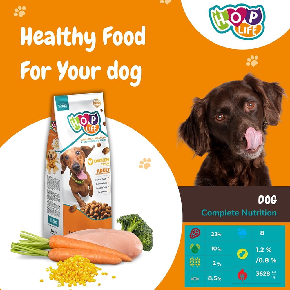 maya family hoplife 15kg xira trofi gia enilikous skilous me kotopoulo phl150004 1 Maya Family Hoplife 15kg ξηρά τροφή για ενήλικους σκύλους με κοτόπουλο - Image 2