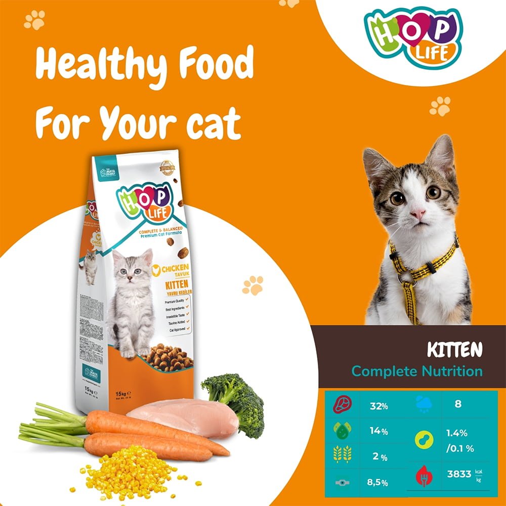 maya family hoplife 15kg xira trofi gia gatakia me kotopoulo phl150011 1 Maya Family Hoplife 15kg ξηρά τροφή για γατάκια με κοτόπουλο - Image 2
