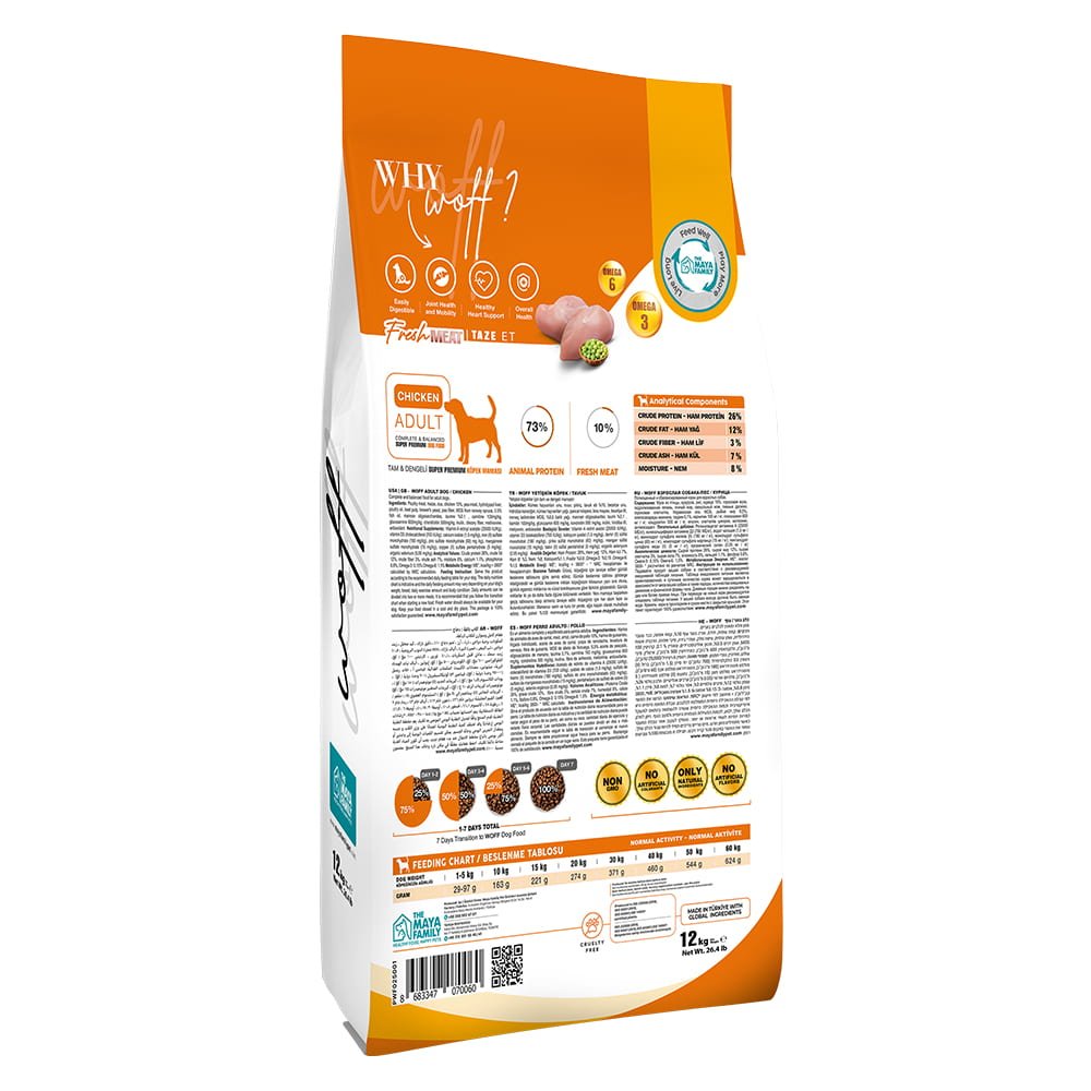 maya family woff 12kg xira trofi gia enilikous skilous me kotopoulo pw1200001 2 Maya Family Woff 12kg ξηρά τροφή για ενήλικους σκύλους με κοτόπουλο - Image 2