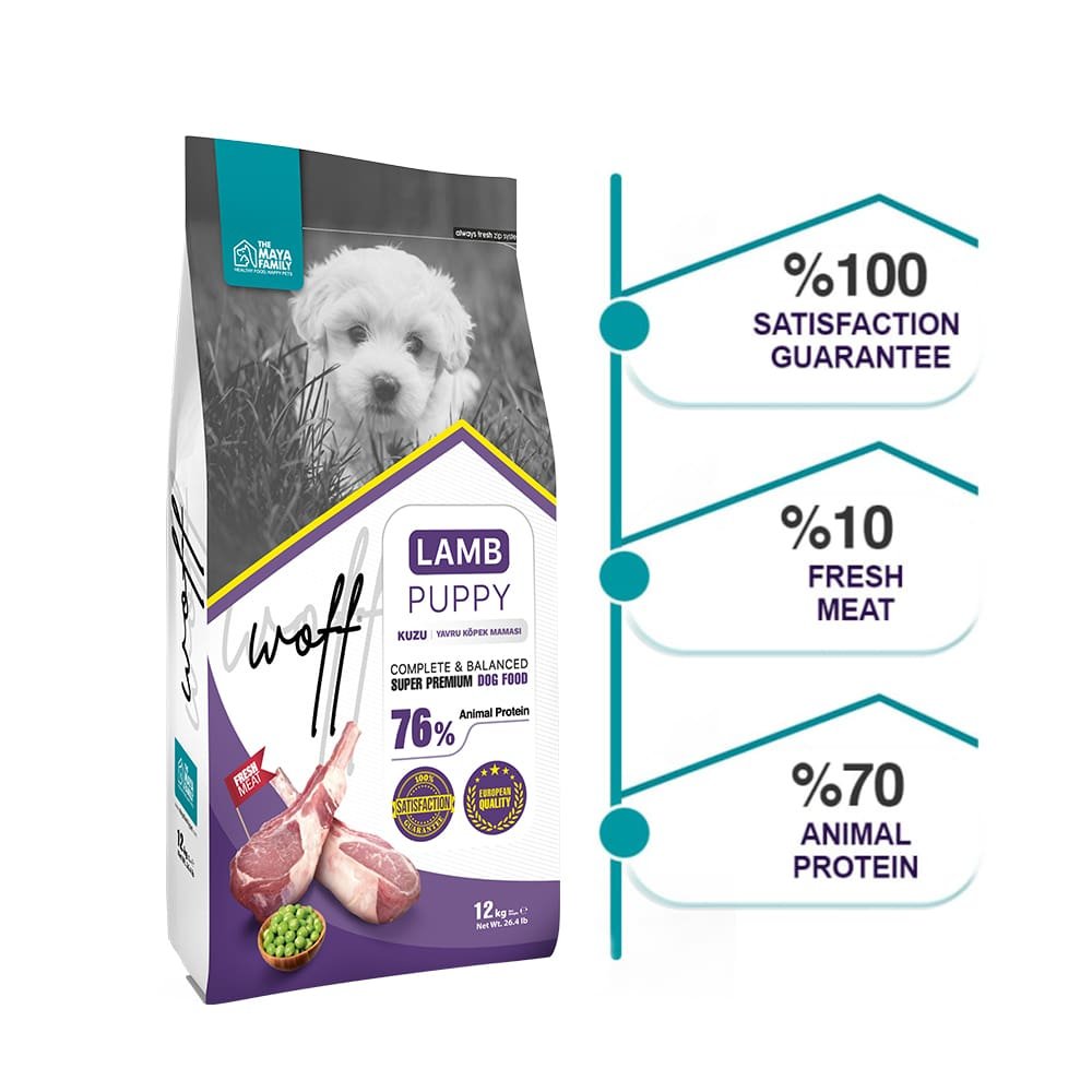 maya family woff 12kg xira trofi gia koutabia me arni pw1200004 2 Maya Family Woff 12kg ξηρά τροφή για κουτάβια με αρνί - Image 3