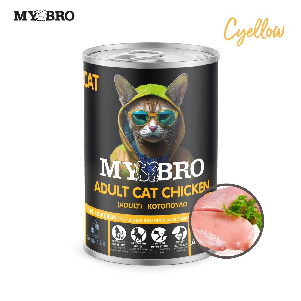 my-bro-kotopoulo-eniliki-gata-400gr-4130 My Bro Κοτόπουλο ενήλικη γάτα 400gr