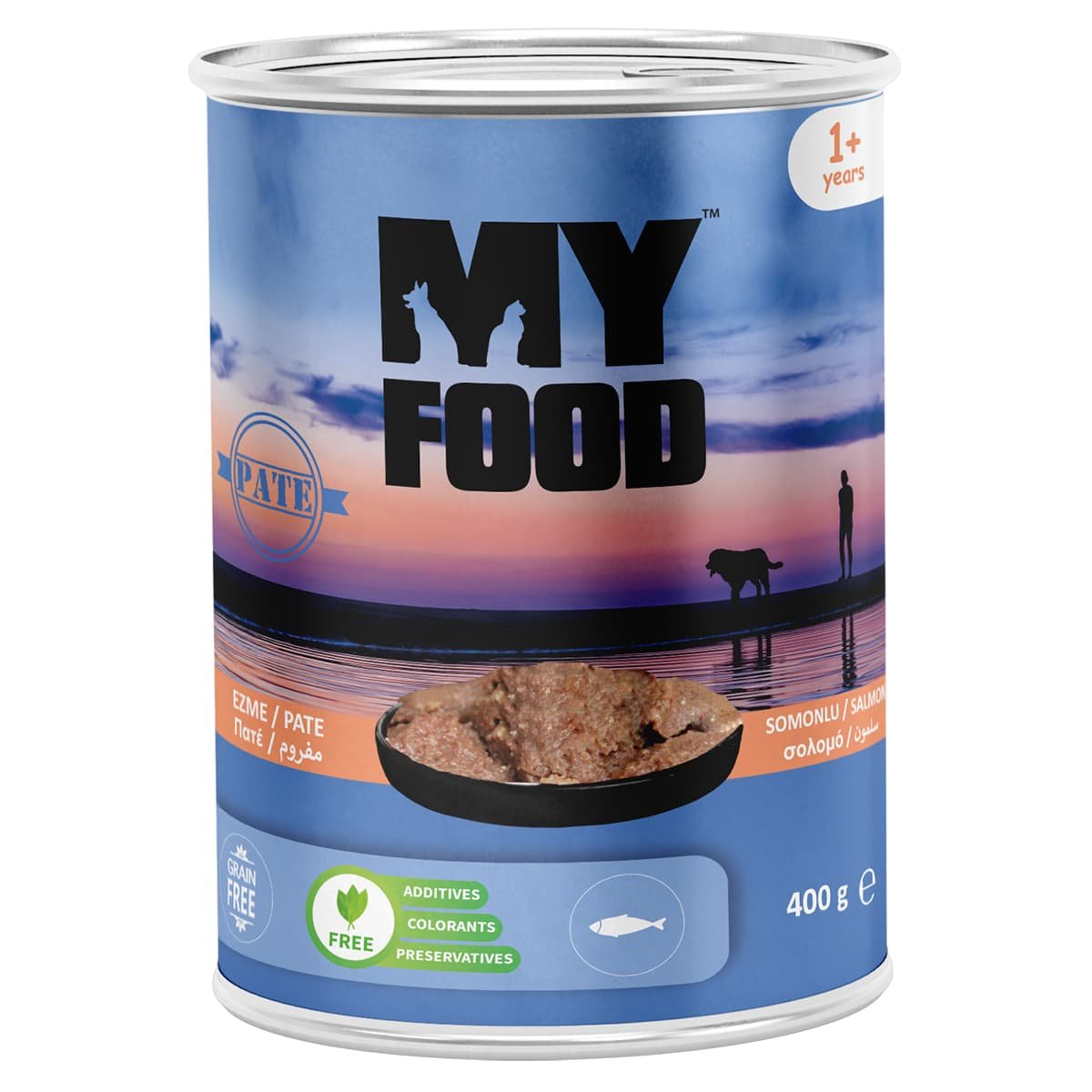 myfood-adult-dog-solmon-400gr Myfood Πατέ για Ενήλικους Σκύλους Σολομός 400gr