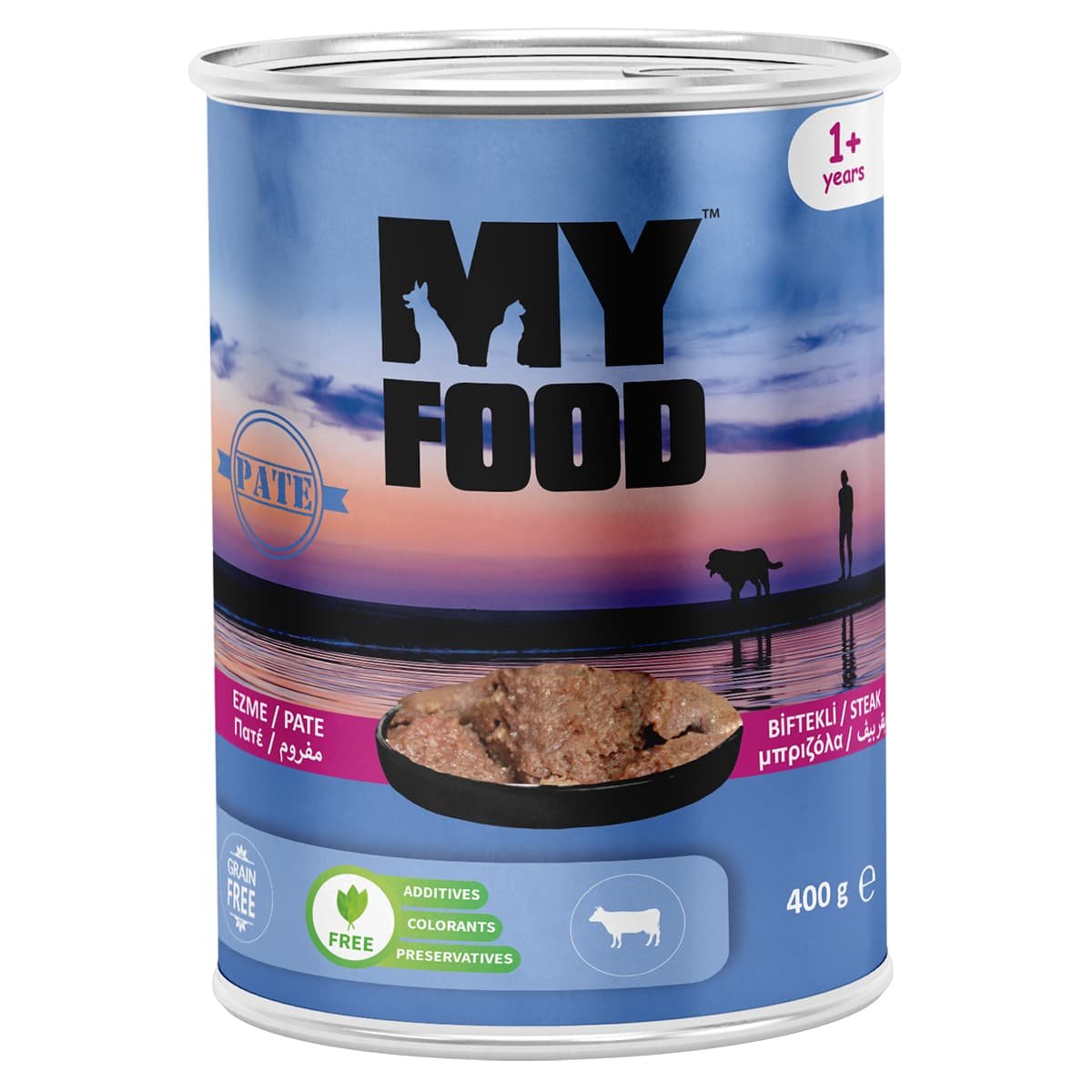 myfood-beef-adult-dog-pate-400gr Myfood Πατέ για Ενήλικους Σκύλους Μοσχάρι 400gr