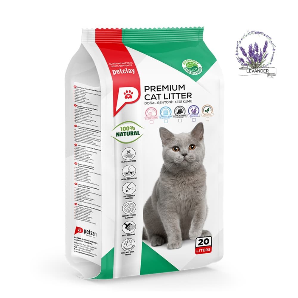 petclay-ammos-gatas-levander-20lt-4056 Petclay Άμμος Γάτας Levander 20lt