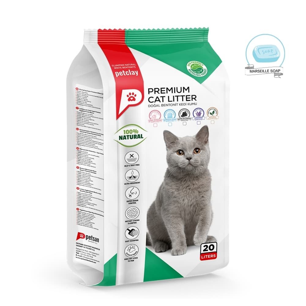 petclay-ammos-gatas-marseille-soap-20lt-4058 Petclay Άμμος Γάτας Marseille Soap 20lt