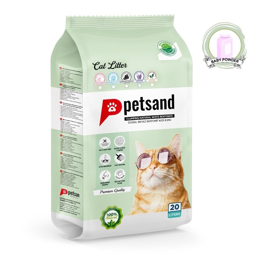 petsand-ammos-gatas-baby-powder-20lt-4048 Petsand Άμμος Γάτας Baby Powder 20lt