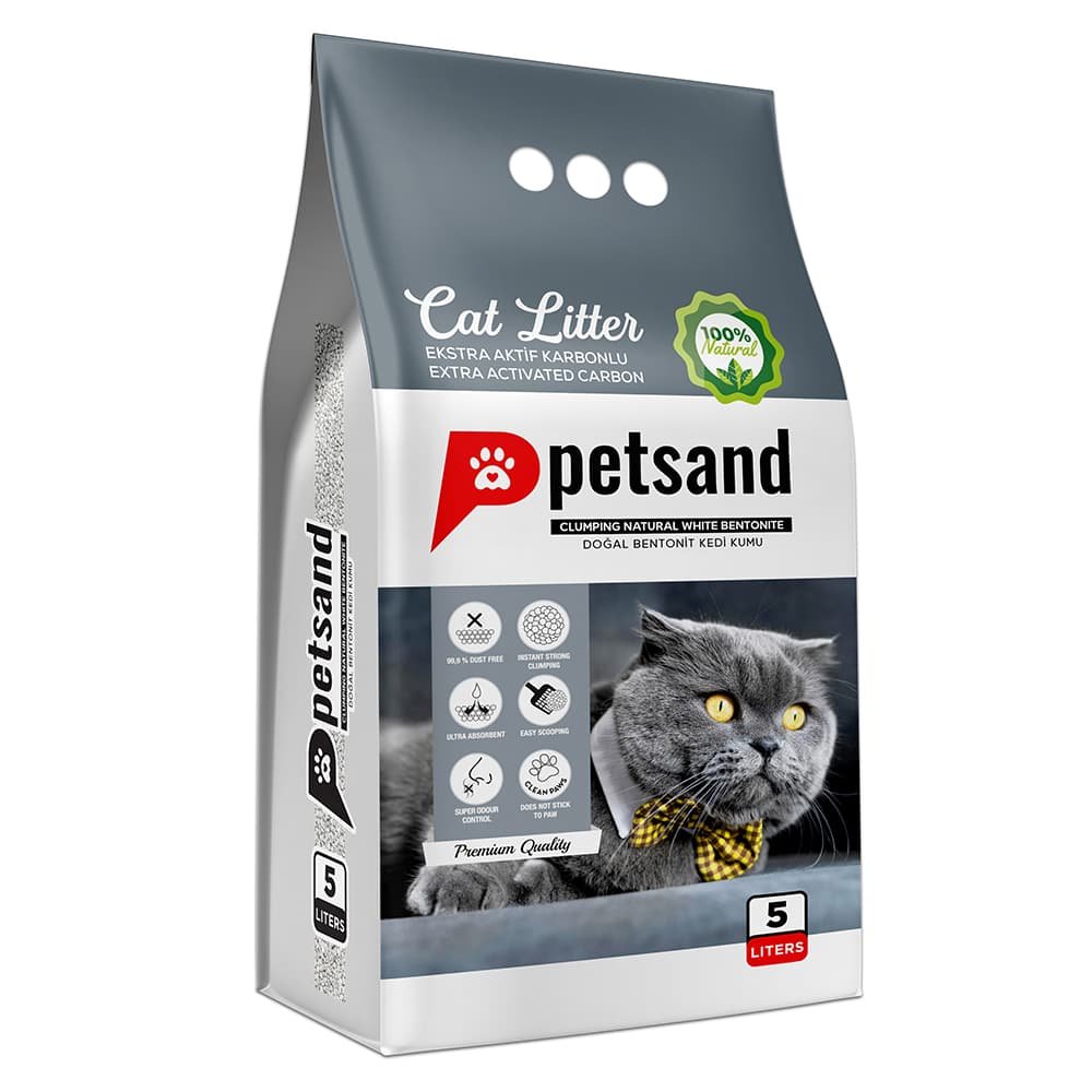 petsand-ammos-gatas-carbon-5lt-3747 Maya Family Carni Life Cranberry 10kg + 2kg Δώρο ξηρά τροφή για στειρωμένες γάτες με σολωμό και πορτοκάλι - Image 2
