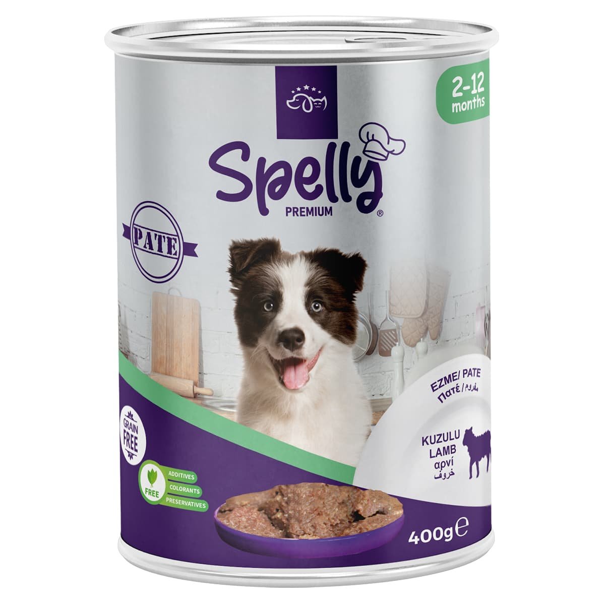 puppy-lamb-pate-400gr Spelly Premium Πατέ Αρνί για Κουτάβια 400gr