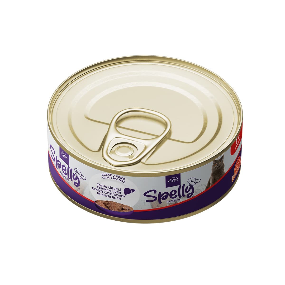 spelly-cat-chicken-liver-100gr Spelly Premium Πατέ Συκώτι Κοτόπουλου για Ενήλικες Γάτες 100gr